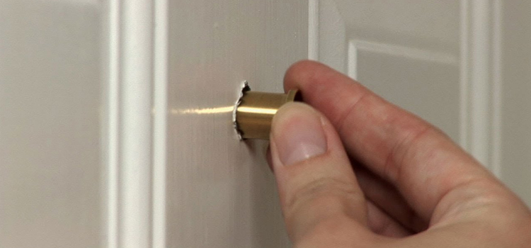peephole door repair in Cambria