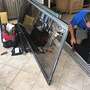 sliding glass door frame repair Cambria
